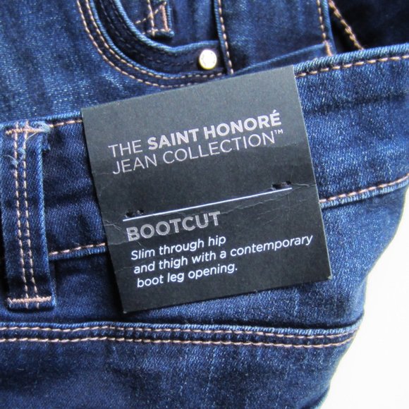 NWT White House Black Market Jeans Bootcut Dark Wash - Picture 7 of 16